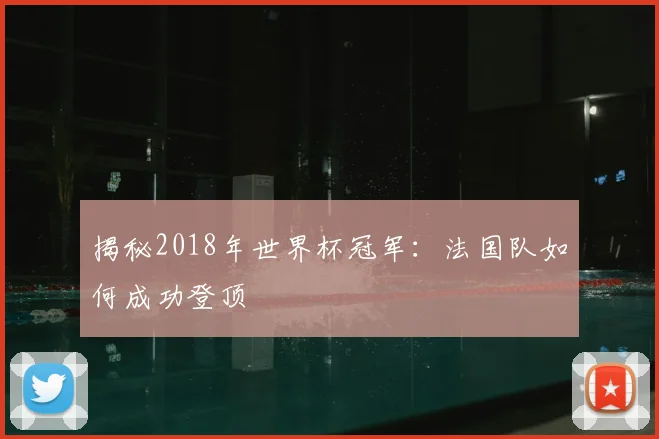 揭秘2018年世界杯冠军：法国队如何成功登顶